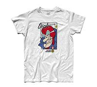3styler Dick Dastardly Men's T-Shirt Racing Crazy Cars Cotton T-Shirt Short Sleeves Cartoon 70s - Vulture Squadron - Classic Line - 100% Cotton 185 g/m², Dick Vulture, L