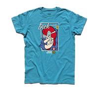3styler Dick Dastardly Men's T-Shirt Racing Crazy Cars Cotton T-Shirt Short Sleeves Cartoon 70s - Vulture Squadron - Classic Line - 100% Cotton 185 g/m², Dick Vulture, L