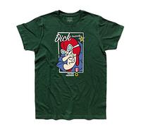 3styler Dick Dastardly Men's T-Shirt Racing Crazy Cars Cotton T-Shirt Short Sleeves Cartoon 70s - Vulture Squadron - Classic Line - 100% Cotton 185 g/m², Dick Vulture, S