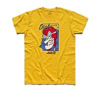3styler Dick Dastardly Men's T-Shirt Racing Crazy Cars Cotton T-Shirt Short Sleeves Cartoon 70s - Vulture Squadron - Classic Line - 100% Cotton 185 g/m², Dick Vulture, XL