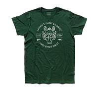 3styler Greedo Shot Second Men's T-Shirt - Han Shot First - Star Shirt - Classic Line - 100% Cotton 185gsm, green, XL