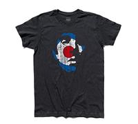 3styler Keith Moon Face Men's T-Shirt - Target MODS Shirt - Classic Line - 100% Cotton 185gsm, Black, L