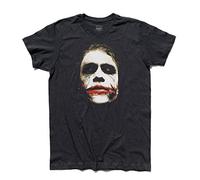 3styler Men's T-Shirt Joker 1 Gotham City Harvey Dent Bruce Wayne Bat Shirt - Classic Line - 100% Cotton 185 g/m², Black, L