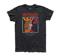 3styler One Eyed Jack Man T-Shirt - Twin Shirt - Classic Line - 100% Cotton 185gsm, Black, XXL
