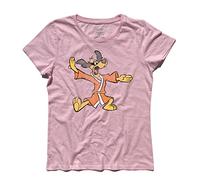 3styler The Fury of Hong Kong Penrod Penry Pooch Hong Kong Phooey Karate Women's T-Shirt - 70's Cartoons Shirt - Classic Line - 100% Cotton 185gsm, pink, L