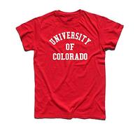 3styler University of Colorado Inspired T-Shirt by Glenn Frey - Capital Centre Shirt - Classic Line - 100% Cotton 185gsm, red, XXL