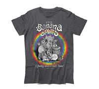 3stylercollection vintage Men's T-Shirt Banana Splits - Swingo, Bingo, Drooper & Snorky by Hanna & Barbera - Dark Grey, XX-Large