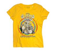 3stylercollection vintage Women's T-Shirt Banana Splits - Swingo, Bingo, Drooper & Snorky by Hanna & Barbera - Yellow, S