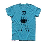 3stylershop Men's T-Shirt Elvis Double Inspired by Andy Warhol - Blue, L