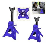 3T/4000lbs Capacity Floor Jacks, 2Pcs Axle Jack Stand, 3 Ton Adjustable Height Axle Jack Stands, for Car Stand Lifting Tool, Heavy Duty Steel, Adjustable Height, 200 x 195 x 225 mm