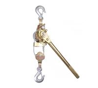 3T Cable Puller with 1m Steel Cable 6600lb Capacity Includes 2 Hooks Heavy-Duty Cable Pulling Tool with Dual Gear System (2T/4400lb-3.2ft) for Construction