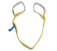 3T Flat Lifting Sling, PES Webbing Straps for Crane Lifting, High Strength Load Bearing Web Sling with 75mm Width, Multi Layer Weaving Design for Ships Machinery Ports Transportati (5m（16.40ft）)