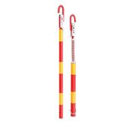 3T Heavy Duty Tow Bar Thickness 4mm Towing Pole with Two-Way Cushioning & Locking Pins, Safe Towing Pole Length 95cm+88cm Tow Pole Car 2 Sections Safety Tows Bar for Vehicle Rescue Family Cars