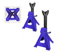3T Portable Axle Stands Set - 4000lbs Capacity Floor Jack Made of Heavy Duty Steel, Includes Storage Case and 2pcs Axle Stands, Easy to Use Ideal for Lifting Cars and Light Vans