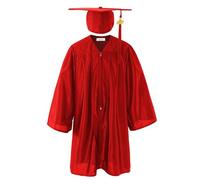 3T Summer Clothes Boy Color Children's Bachelor's Dress for Kindergarten Primary and Secondary School Students to Wear Doctor's At Graduation 3T Summer Clothes Boy (Red, 4-5 Years)
