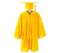 3T Summer Clothes Boy Color Children's Bachelor's Dress for Kindergarten Primary and Secondary School Students to Wear Doctor's At Graduation 3T Summer Clothes Boy (Yellow, 6-7 Years)