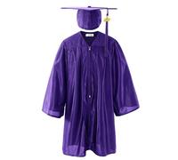 3T Summer Clothes Boy Color Children's Bachelor's Dress for Kindergarten Primary and Secondary School Students to Wear Doctor's At Graduation 3T Summer Clothes Boy (Purple, 10-12 Years)