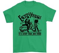 3TEES 2Tone Enjoy Yourself 2 Tone SKA Music Mens T-Shirt 100% Cotton Irish Green 2XL