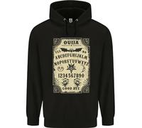 3TEES Ouija Board Voodoo Demons Spirits Halloween Mens 80% Cotton Hoodie Black