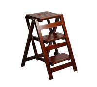 3Tier Folding WooLadder Stool MultiFunctal CherPlant Shelf Home Decor Sto Sturdy and Slish for Indoor Use.