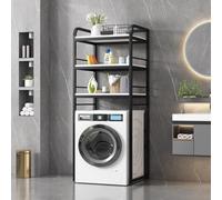 3Tier Metal Storage RackOver Washing Machine Shelf SpaceSaving Unit for Laundry & Bathroom Sturdy Organizer for Home & Utility Areas