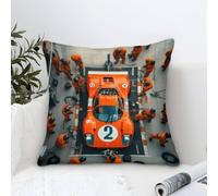 3U6C4M9K Formulaa Racing Microfiber Cushion Cover 40x40cm, Pit Stop Decorative Square Throw Pillow Case for Couch Livingroom Sofa Bed