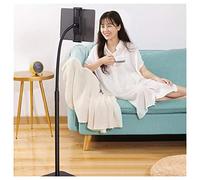 3UOOWWFA Adjustable Metal Lazy Bracket Height Adjustable Gooseneck Tablet Phone Mount Holder Floor Stand 4.7-12.9 Inch Tablet Stand Holder for Bed