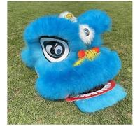 3UOOWWFA Lion Dance Head Advanced Cotton Silk Dragon Dance Chinese Traditional Folk Dragon Dance Performance Props Lion Dance