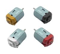 3V 0.3A 16000RPM Mini DC electronic starter DC electronic starter for DIY Hobbies Smart Car electronic starter 130 Small electronic starter Red/Yellow/Black/White special motor(White 16500)