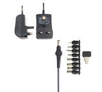3V - 12V AC/DC 1500mA Universal UK Mains Power Supply - Transformer PSU Adapter Plug - Loops