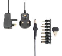 3V - 12V AC/DC 600mA Universal UK Mains Power Supply - Transformer PSU Adapter Plug - Loops
