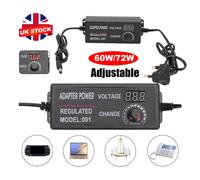 3V-24V Adjustable AC Electrical Power Supply Adapter Charger Variable