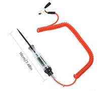 3V/6V/12V/24V DC Digital Circuit Tester with LED Display for Automotive Electrical Testing, Voltage Detector Pen with Clip and