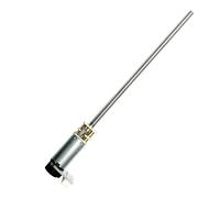3V 6V 12V GA12-N30 gear motor DC micro electric gear reduction engine with long output shaft M4x100mm for DIY robot with encoder(4000_6V)