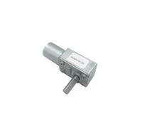 3V 6V 9V 12V 24V DC Worm Gearbox Engine Brush Motor DC 25MM Shaft Length Self-lock Electric Motor For DIY JGY-370(Package B,90RPM_24V)