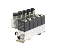 3V1-06 DC24V Two-Position Three-Way Positive Pressure air Solenoid Valve Direct-Acting Vacuum Suction(Ac110v 6 in 6 Out,8 combinations)