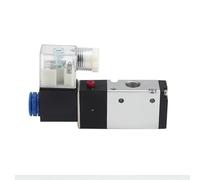 3V210-08 3 Way 2 Position 1/4" NO NC Pneumatic Solenoid Valve Air Directional Control DC12V DC24V AC110V AC220V(3V210-08-NC and 8mm,AC110V)