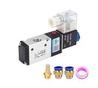 3V210-08 3 Way 2 Position 1/4" NO NC Pneumatic Solenoid Valve Air Directional Control DC12V DC24V AC110V AC220V(Only 3V210-08-NC,AC110V)