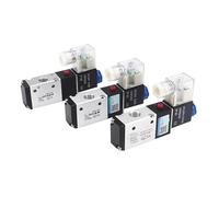 3V210-08 3 Way 2 Position 1/4" NO NC Pneumatic Solenoid Valve Air Directional Control DC12V DC24V AC110V AC220V(Only 3V210-08-NC,AC110V)