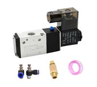 3V210-08 Pneumatic Solenoid Valve 3 Way 2 Position Air Directional Control DC12V DC24V AC110V AC220V(SL 4mm Adjust,AC110)