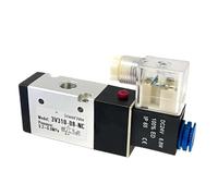 3V310-08/10 Pneumatic Solenoid Control Valve Normally Closed/Open 3/2 Way with Fittings DC12V 24V AC110V 220V Coil Volt(3V310-08-NO 10MM,AC110V)