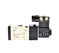 3V310/320/220 Solenoid Valve 3 Port 2 Position Terminal/Grommet Type Single/Double 1Pcs(3V220-10(Grommet),AC 220V)