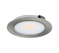 3w 12v LED low energy recessed downlight (stainless steel, warm white, low voltage, driver required)