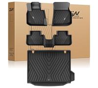 3W 2018-2024 BMW x3 Floor Mats & Cargo Liner, All Weather TPE Accessories Custom Fit for 30i M40i X3M, 6PCS