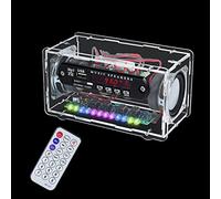 3W + 3W Bluetooth FM Radio Installation Kit, Music Player with LED Sound Control and Indicator Light, Training Kit and Remote Control