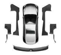 3W 5-Piece Front and Rear Door Sill Strips for Tesla Model 3 Highland 2024-2025 2026, TPE Boot Door Sill Sill Protector, Dust Cover, Edge Protection, Car Accessories Made to Measure