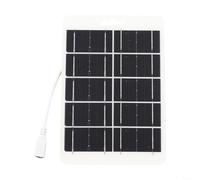 3W 5V Solar Panel with USB Connection| Portable Monocrystalline Solar Charger for Camping Hiking| IP65 Waterproof Outdoor POWERs Bank for Mobile Phone and