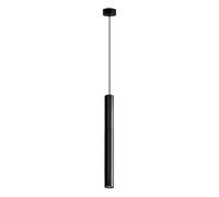 3W Black Single Head Lamp Bedroom Ceiling Downlights Hanging Led Light Aluminum Long Tube Chandelier Suspension Lamps/3 * 50Cm/Warm