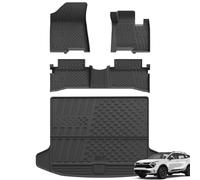 3W Boot liner and Floor Mats Fit for Kia Sportage [PHEV] 2023 2024 2025 2026, Odorless Thoex™ Dog Friendly All Weather Premium Mat, Waterproof Anti-Slip Easy Clean Heavy Duty Trunk Mat Accessories