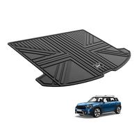 3W Boot Liner Fit for Mini Countryman F60 (Hybrid) 2017-2024 5 Door, All Weather Dog Friendly TPE Trunk Mats, Car Boot Mats Protector Waterproof Anti-Slip Easy to Clean Car Accessory